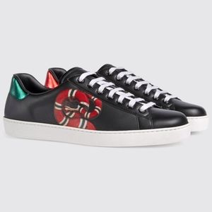 GUCCI Ace Kingsnake print sneaker GUCCI SIZE 09